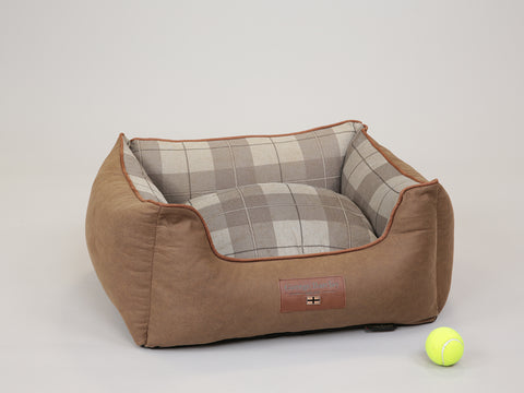 Heritage Orthopaedic Walled Dog Bed - Chocolate, Small