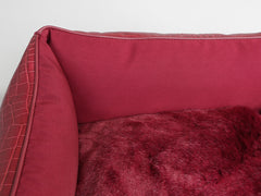 Holmsley Walled Dog Bed – Oxblood Red, Small