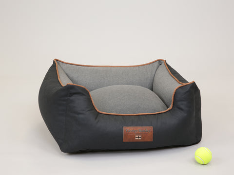 Beckley Orthopaedic Walled Dog Bed - Midnight / Dove, Small