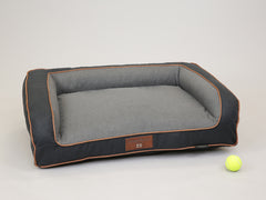 Beckley Dog Sofa Bed - Midnight / Dove, Medium