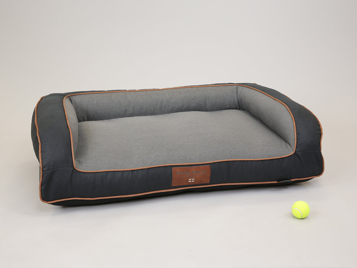 Beckley Dog Sofa Bed - Midnight / Dove, Large