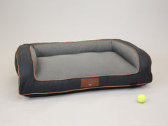 Beckley Dog Sofa Bed - Midnight / Dove, Large