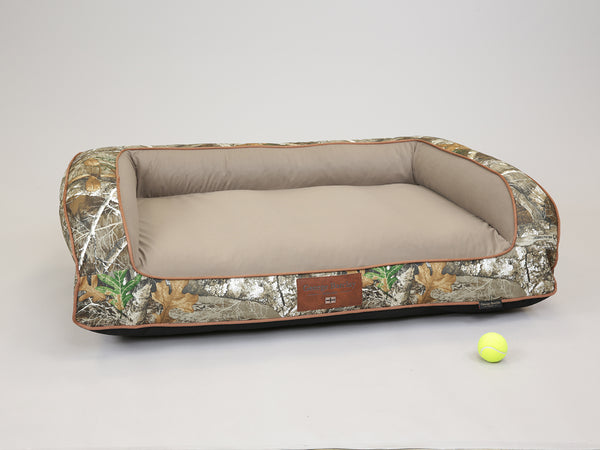 Oaklands Water-Resistant Dog Sofa Bed - Realtree AP® Camo, Large