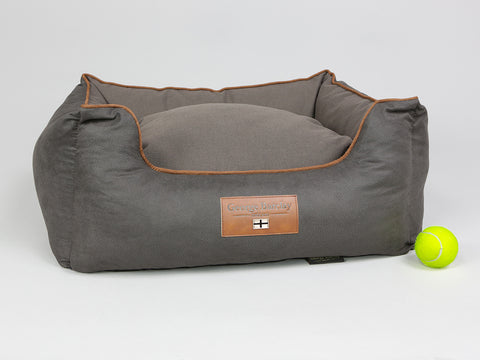 Hursley Orthopaedic Walled Dog Bed - Chocolate / Chestnut, Small