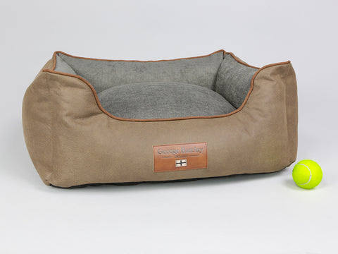 Monxton Orthopaedic Walled Dog Bed -  Cocoa / Deep Bronze, Small