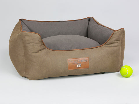 Monxton Orthopaedic Walled Dog Bed -  Cocoa / Chestnut, Small