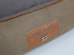 Monxton Orthopaedic Walled Dog Bed -  Cocoa / Chestnut, Medium