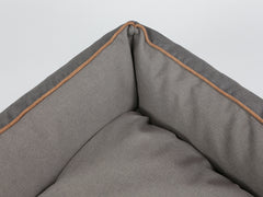 Hursley Orthopaedic Walled Dog Bed - Chocolate / Chestnut, Small