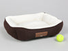 Aran Knit, Deluxe Pet Bed – Chocolate, Small