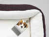 Aran Knit, Deluxe Pet Bed – Chocolate, Small