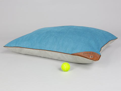 Ashurst Orthopaedic Pillow Pet Bed - Aqua, Large