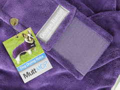 Dog Drying Coat by MuttMOP® (Plum)