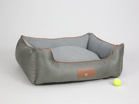 Beckley Orthopaedic Walled Dog Bed - Anthracite / Ash, Large