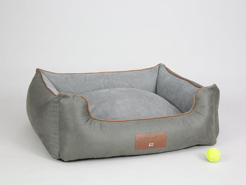 Beckley Orthopaedic Walled Dog Bed - Anthracite / Cloud, Large