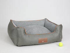 Beckley Orthopaedic Walled Dog Bed - Anthracite / Cloud, Large