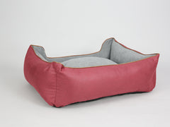 Beckley Orthopaedic Walled Dog Bed - Cherry / Cloud, Large