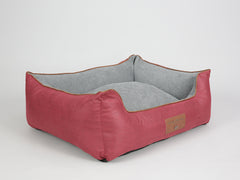 Beckley Orthopaedic Walled Dog Bed - Cherry / Cloud, Large