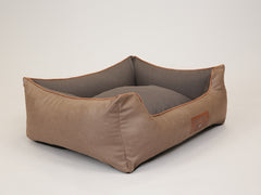 Beckley Orthopaedic Walled Dog Bed - Caramel / Mocha, Large