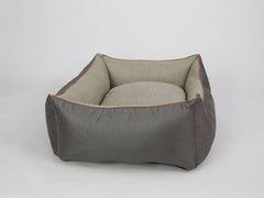 Beckley Orthopaedic Walled Dog Bed - Taupe / Chocolate, Large