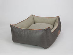 Beckley Orthopaedic Walled Dog Bed - Taupe / Chocolate, Large
