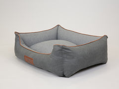 Beckley Orthopaedic Walled Dog Bed - Iron / Ash, Large