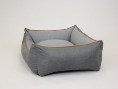 Beckley Orthopaedic Walled Dog Bed - Iron / Ash, Large