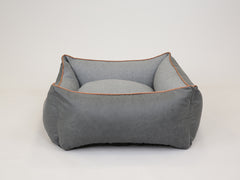 Beckley Orthopaedic Walled Dog Bed - Iron / Ash, Large