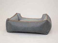 Beckley Orthopaedic Walled Dog Bed - Iron / Ash, Large