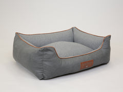 Beckley Orthopaedic Walled Dog Bed - Iron / Ash, Large