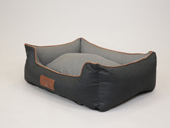 Beckley Orthopaedic Walled Dog Bed - Midnight / Dove, Large