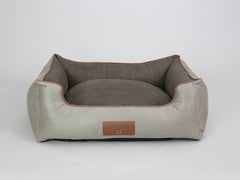 Beckley Orthopaedic Walled Dog Bed - Taupe / Mocha, Large