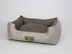 Beckley Orthopaedic Walled Dog Bed - Taupe / Mocha, Large