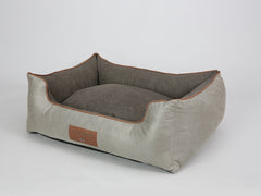 Beckley Orthopaedic Walled Dog Bed - Taupe / Mocha, Large