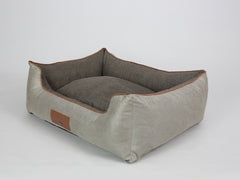 Beckley Orthopaedic Walled Dog Bed - Taupe / Mocha, Large