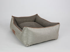 Beckley Orthopaedic Walled Dog Bed - Taupe / Mocha, Large