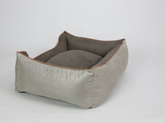 Beckley Orthopaedic Walled Dog Bed - Taupe / Mocha, Large