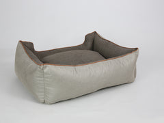 Beckley Orthopaedic Walled Dog Bed - Taupe / Mocha, Large