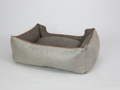 Beckley Orthopaedic Walled Dog Bed - Taupe / Mocha, Large