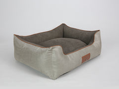Beckley Orthopaedic Walled Dog Bed - Taupe / Mocha, Large