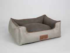 Beckley Orthopaedic Walled Dog Bed - Taupe / Mocha, Large