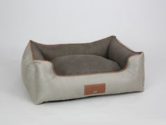 Beckley Orthopaedic Walled Dog Bed - Taupe / Mocha, Large