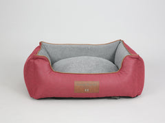 Beckley Orthopaedic Walled Dog Bed - Cherry / Cloud, Medium