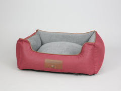 Beckley Orthopaedic Walled Dog Bed - Cherry / Cloud, Medium