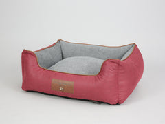 Beckley Orthopaedic Walled Dog Bed - Cherry / Cloud, Medium