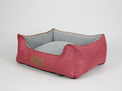 Beckley Orthopaedic Walled Dog Bed - Cherry / Cloud, Medium