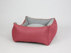 Beckley Orthopaedic Walled Dog Bed - Cherry / Cloud, Medium
