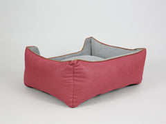 Beckley Orthopaedic Walled Dog Bed - Cherry / Cloud, Medium