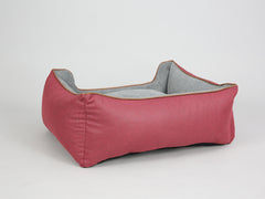 Beckley Orthopaedic Walled Dog Bed - Cherry / Cloud, Medium