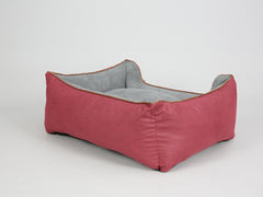 Beckley Orthopaedic Walled Dog Bed - Cherry / Cloud, Medium