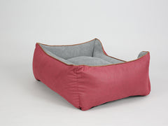 Beckley Orthopaedic Walled Dog Bed - Cherry / Cloud, Medium